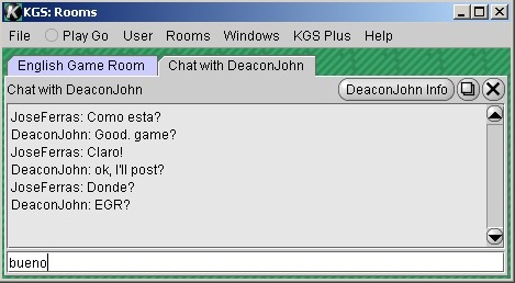 PM Chat Dialog Box screen shot